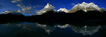 Mount Shivlinga and Meru at dawn, Himalayas, Uttarakhand, northern India