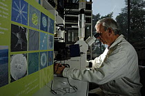 Jean-Claude Druard, research scientist at INRA  (French National Institute for Agricultural Research) working on Algae of Lake Leman, Geneva, France, 2007