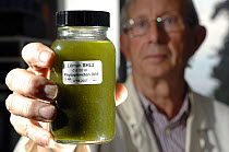 Jean-Claude Druard, research scientist at INRA (French National Institute for Agricultural Research) working on Algae of Lake Leman, Geneva, France, 2007