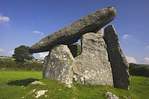Trethevy Quiot, a Neolithic burial chamber, Bodmin Moor, Cornwall, UK