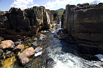 Canyon 2 of Preto River at Chapada dos Veadeiros National Park, municipality of So Jorge, Gois State, Central Brazil.