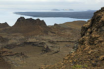 Lava cone on Bartolome Island, Galapagos Islands, Nov 2007.