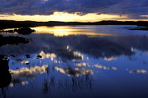 Sunset over Loch Lurgainn, Highlands, Scotland, UK