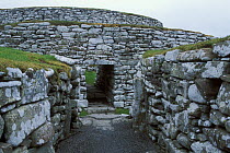 The fortified site of Clickimin Broch, west of the town of Lerwick, occupied from the 7th century BC to the 6th century AD, Mainland, Shetland Islands, Scotland, UK