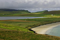 Scousburgh Bay, South of Mainland, Shetland Islands, Scotland, UK,