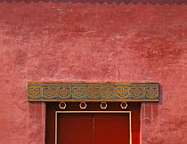 Doorway in the Forbidden City of Beijing, China