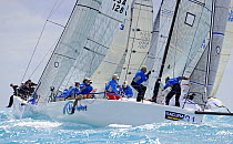Melges 32 "Ninkasi" during a race at the 2009 Acura Miami Grand Prix, day one, 5th March.