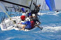 Melges 32 during a race at the 2009 Acura Miami Grand Prix, day 2, 6th March.