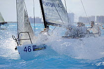 Melges 32 "Calvi Network" during a race at the 2009 Acura Miami Grand Prix, day 2, 6th March.