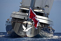 SY "Maltese Falcon" Saint Barths Bucket Super Yacht Regatta, Caribbean, March 2009. Property Released.