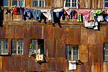 Laundry hanging out to dry. Valparaiso, Chile, 2008.