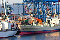 Ships at port, Valparaiso, Chile 2008.
