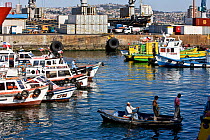 Busy port, Valparaiso, Chile 2008.