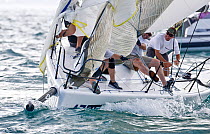 Action on the foredeck during the Acura Miami Grand Prix, Florida, USA. March 2008