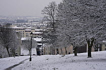 Snow on Brandon Hill, Bristol. February 2009.