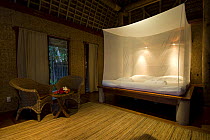 Bedroom in Fafa Island Resort, Fale, Nuku'alofa, Tonga, Melanesia, 2007