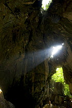 Massive cave cavern at the end of Gota River in the Caramoan Peninsula, Camarines Sur, Luzon, Philippines 2008.