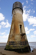 Old lighthouse at Spurn Point, Yorkshire, UK