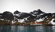 Old Norwegian whaling station at Grytviken, South Georgia, Antarctica. November
