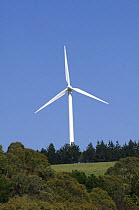 A wind generator provides power to the Blue Mountains region in Hampton, New South Wales, Australia, December 2007