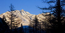 Mountain landscape in Gran Paradiso NP, Valnontey, Aosta valley, Italian alps.