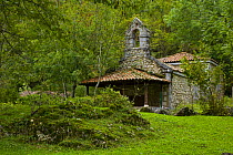 Small chapel on the Ruta del Cares path, Pico de Europa NP, Leon, Northern Spain   October 2006
