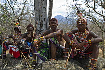 Samburu Warriors, Namunyak Conservancy, Northern Rangelands Trust, Kenya *No model release available - for editorial use only
