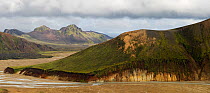 Rhyolite mountains at Landmannalaugar. Iceland. August 2008