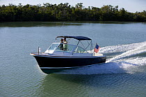 Harrier 25 off Marco Island, Florida, USA. Model and property released, 2007.