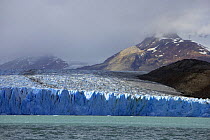 Upsala Glacier (second longest in South America) in Argentino lake, Los Glaciares National Park, Patagonia, Argentina, January