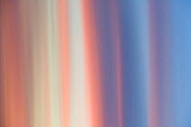 Bands of colour created by clouds at dusk, Tartumaa, Estonia, May