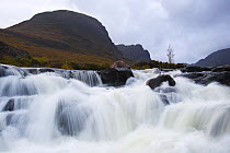 Mountain stream below Meall Gorm, Torridon, Wester Ross, Scotland, October