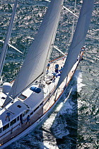 147' Vitter's-built mega yacht "Timoneer", Newport Bucket Regatta, July 2009, Rhode Island, USA.