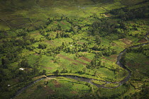 Aerial view of the Southern Highlands, Tari Valley, Southern Highlands Province, Papua New Guinea, September 2006