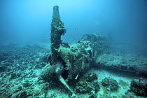 Naka Jima B5N2 Kate, World War Two wreck, Papau New Guinea.