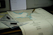 Nautical maps of Deception Island, Antarctic Peninsula, Antarctica, February 2006