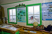 Museum and Antarctic souvenir shop, Port Lockroy, Goudier Island, Antarctic Peninsula, Antarctica, February 2006