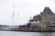 Royal Yacht Squadron during Cowes Week, August 2009.