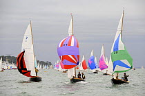 Victory fleet including "Zest", "Zelia" and "Simba" racing at Cowes Week, August 2009.