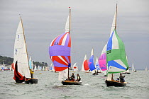 Victory fleet including ^Zest^, ^Zelia^ and ^Simba^ racing at Cowes Week, August 2009.