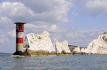 Needles Lighthouse, Isle of Wight, August 2009.