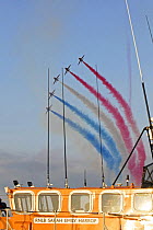 Red Arrows over RNLB "Sarah Emily Harrop", Cowes Week, Friday August 7th 2009.