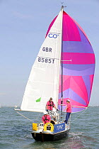 ^Topaz^ sailing at Cowes Week, August 2009.
