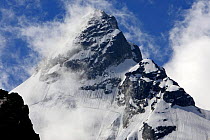 Mount Jantugan (3,462m) in Adylsu valley, side valley to Baksan and Elbrus, Caucasus, Russia, June 2008