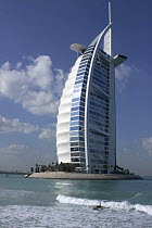 Burj Al Arab, landmark hotel in Dubai, United Arab Emirates, UAE, November 2007