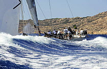 "Ran" during Coastal Race 1 of the Rolex Maxi Cup, Porto Cervo, Sardinia, Italy. 7 September 2009.