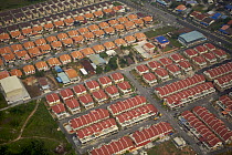 Aerial view of housing development. Sungai Petani vicinity, Kedah, Malaysia. May 2006
