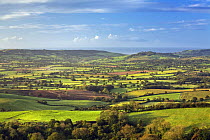 View over the Marshwood Vale from Pilsdon Pen, Dorset, England, October 2008