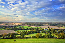 View from Beacon Hill towards Ellesborough Church and the Vale of Aylesbury, Buckinghamshire, England, October 2008