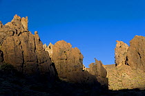 Rock formations, Los Roques de Garcia, Teide National Park, Tenerife, Canary Islands, Spain, December 2008